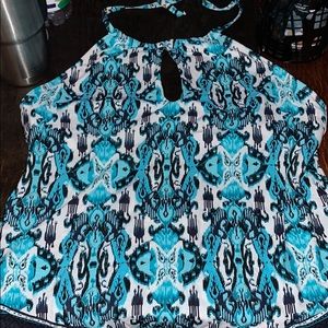 Coastal zone bikini top size large